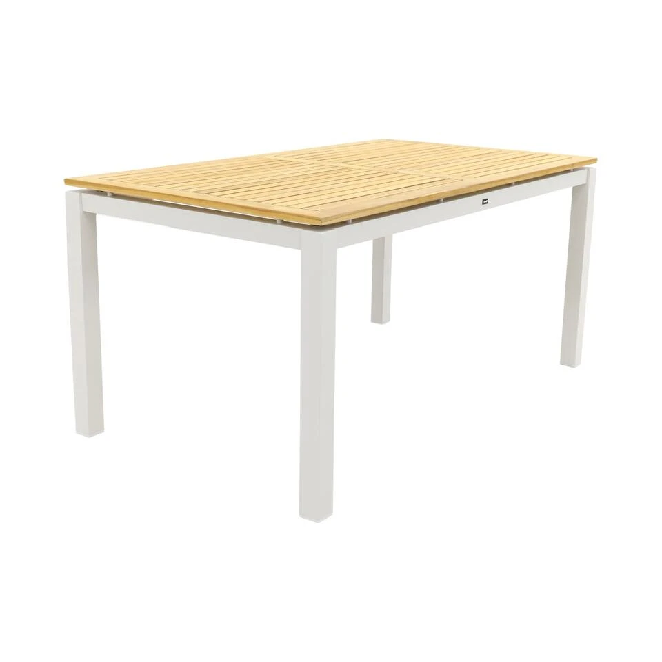 Hartman Napoli Teak Wit/Sonata 160 Cm. Tuinset - 5-delig 6 Hartman Napoli Teak Wit/Sonata 160 Cm. Tuinset - 5-delig - Afbeelding 4