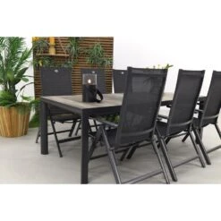 Hartman Napoli/Kings Tuinset Antraciet - 220x100 Cm -Hartman 1000045635 0102