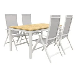 Hartman Napoli Wit/Sonata 160 Cm. Tuinset - 5-delig -Hartman 1000045655 0102