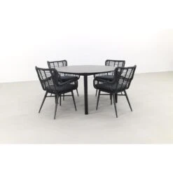VDG Jasmine Black/Arezzo 130 Cm. Tuinset - 5-delig 8 VDG Jasmine Black/Arezzo 130 Cm. Tuinset - 5-delig -Hartman 1000045664 0102