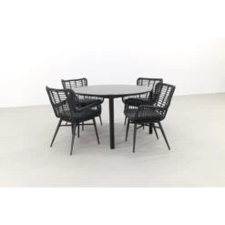 VDG Jasmine Black/Arezzo 130 Cm. Tuinset - 5-delig 9 VDG Jasmine Black/Arezzo 130 Cm. Tuinset - 5-delig -Hartman 1000045664 0103