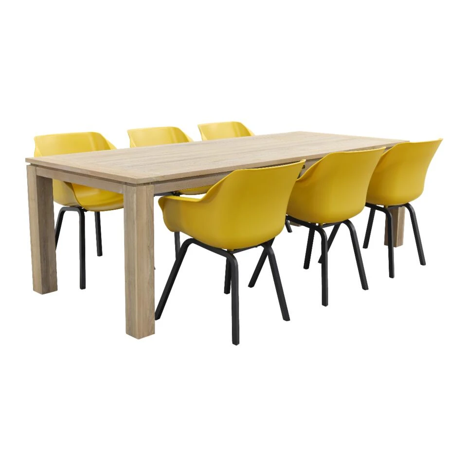 Hartman Sophie Element Geel/Rome Grey 240 Cm. Tuinset - 7-delig 3 Hartman Sophie Element Geel/Rome Grey 240 Cm. Tuinset - 7-delig