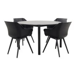 Hartman Sophie Carbon Black/Arezzo 130 Cm. Tuinset - 5-delig