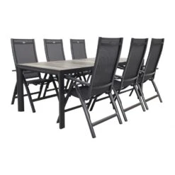 Hartman Roma/Kings Tuinset Antraciet - 220x100 Cm