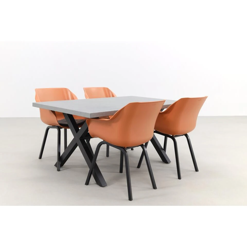 Hartman Sophie Element Terra/Verona Black 160 Cm. Tuinset - 5-delig 4 Hartman Sophie Element Terra/Verona Black 160 Cm. Tuinset - 5-delig - Afbeelding 2