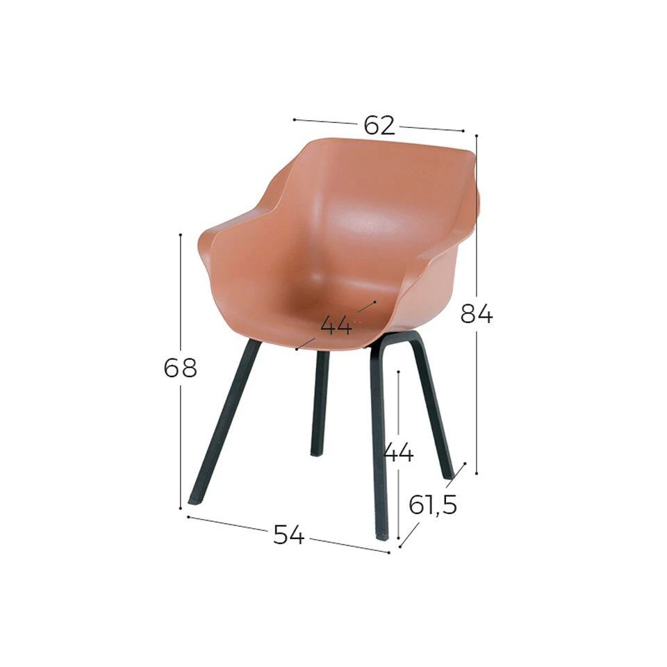 Hartman Sophie Element Terra/Verona Black 160 Cm. Tuinset - 5-delig 6 Hartman Sophie Element Terra/Verona Black 160 Cm. Tuinset - 5-delig - Afbeelding 4