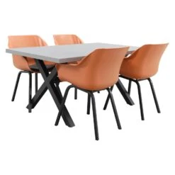 Hartman Sophie Element Terra/Verona Black 160 Cm. Tuinset - 5-delig