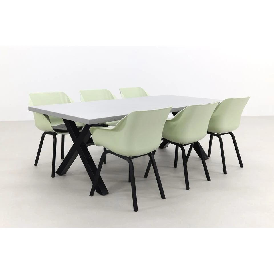 Hartman Sophie Element French Green/Verona Black 220 Cm. Tuinset 4 Hartman Sophie Element French Green/Verona Black 220 Cm. Tuinset - Afbeelding 2