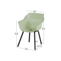 Hartman Sophie Element French Green/Verona Black 220 Cm. Tuinset 8 Hartman Sophie Element French Green/Verona Black 220 Cm. Tuinset -Hartman 1000045906 0102