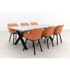 Hartman Sophie Element Terra/Verona Black 220 Cm. Tuinset - 7-delig -Hartman 1000045907 0101