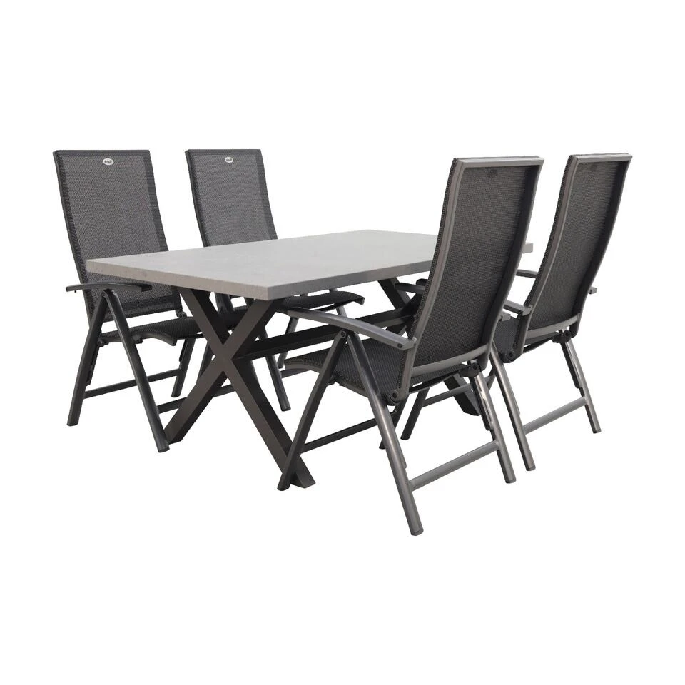 Hartman Valentino/Verona 160 Cm. Tuinset 5-delig Verstelbaar 5 Hartman Valentino/Verona 160 Cm. Tuinset 5-delig Verstelbaar - Afbeelding 3