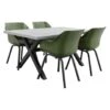 Hartman Sophie Element Mosgroen/Verona Black 160 Cm. Tuinset - 5-delig -Hartman 1000048718