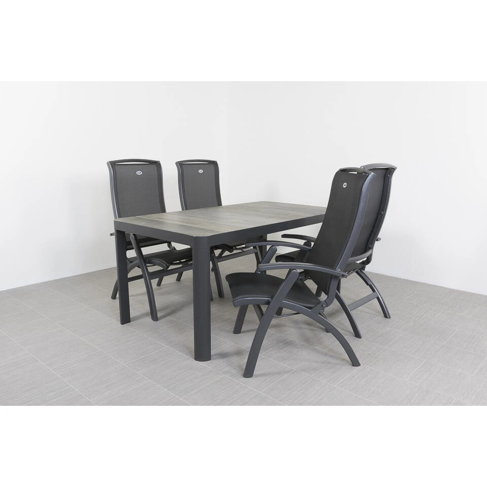 Hartman Da Vinci Alu/Queens 160 Cm. Tuinset - 5-delig Verstelbaar 4 Hartman Da Vinci Alu/Queens 160 Cm. Tuinset - 5-delig Verstelbaar - Afbeelding 2