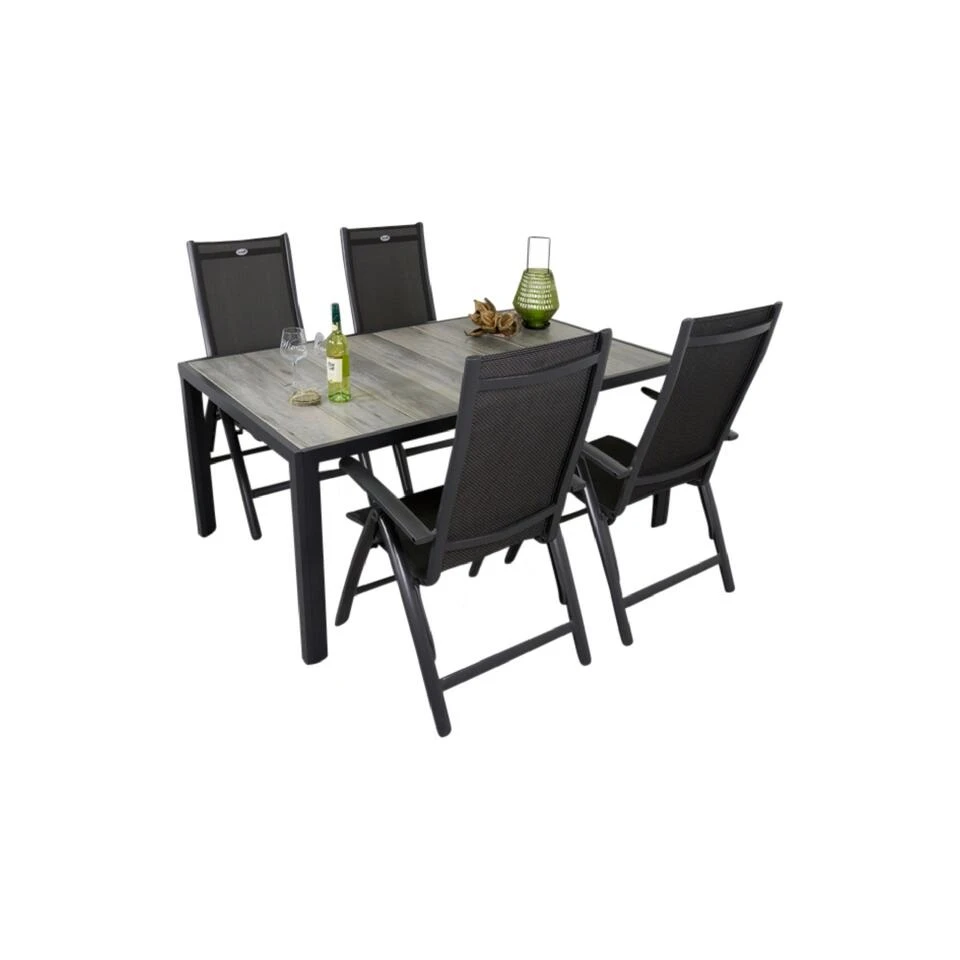 Hartman Da Vinci Alu/Queens 160 Cm. Tuinset - 5-delig Verstelbaar 3 Hartman Da Vinci Alu/Queens 160 Cm. Tuinset - 5-delig Verstelbaar