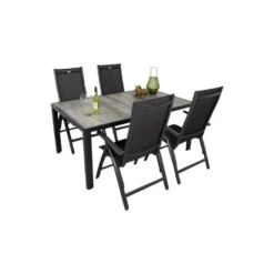 Hartman Tanger Tuintafel 168 Cm. - Roma Verstelbare Tuinstoelen