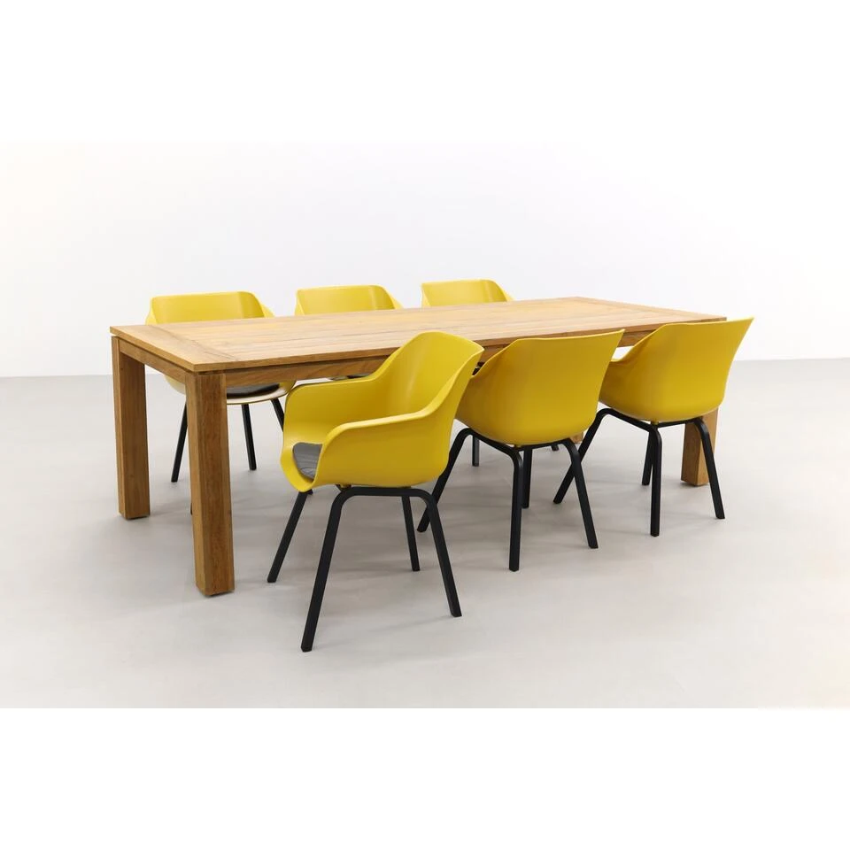 Hartman Sophie Element Yellow/Rome Brown 240 Cm. Tuinset - 7-delig 3 Hartman Sophie Element Yellow/Rome Brown 240 Cm. Tuinset - 7-delig - Afbeelding 2