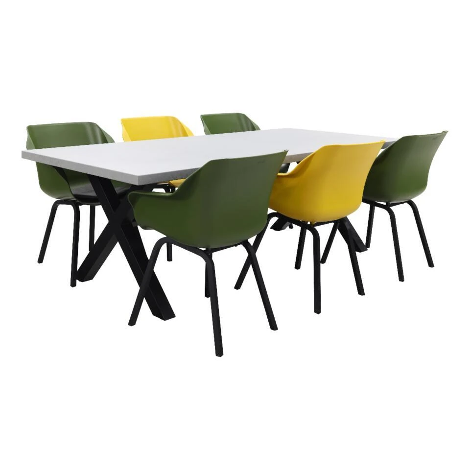 Hartman Sophie Element Green/Yellow /Verona 220 Cm. Tuinset – 7-delig 3 Hartman Sophie Element Green/Yellow /Verona 220 Cm. Tuinset – 7-delig