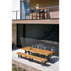 Hartman Sophie Studio Dining Armstoel - Carbon Black - Teak Poot 9 Hartman Sophie Studio Dining Armstoel - Carbon Black - Teak Poot -Hartman 1000053222 0103