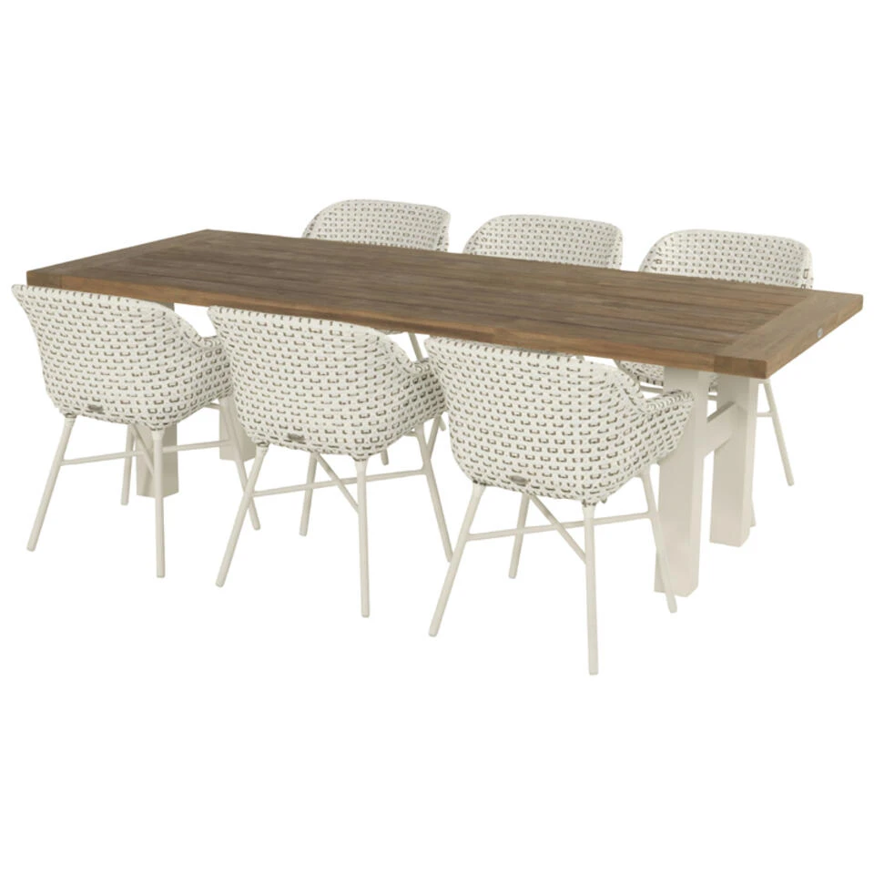 Hartman Yasmani Dining Tuintafel - 240x100 Cm. - White 5 Hartman Yasmani Dining Tuintafel - 240x100 Cm. - White - Afbeelding 3