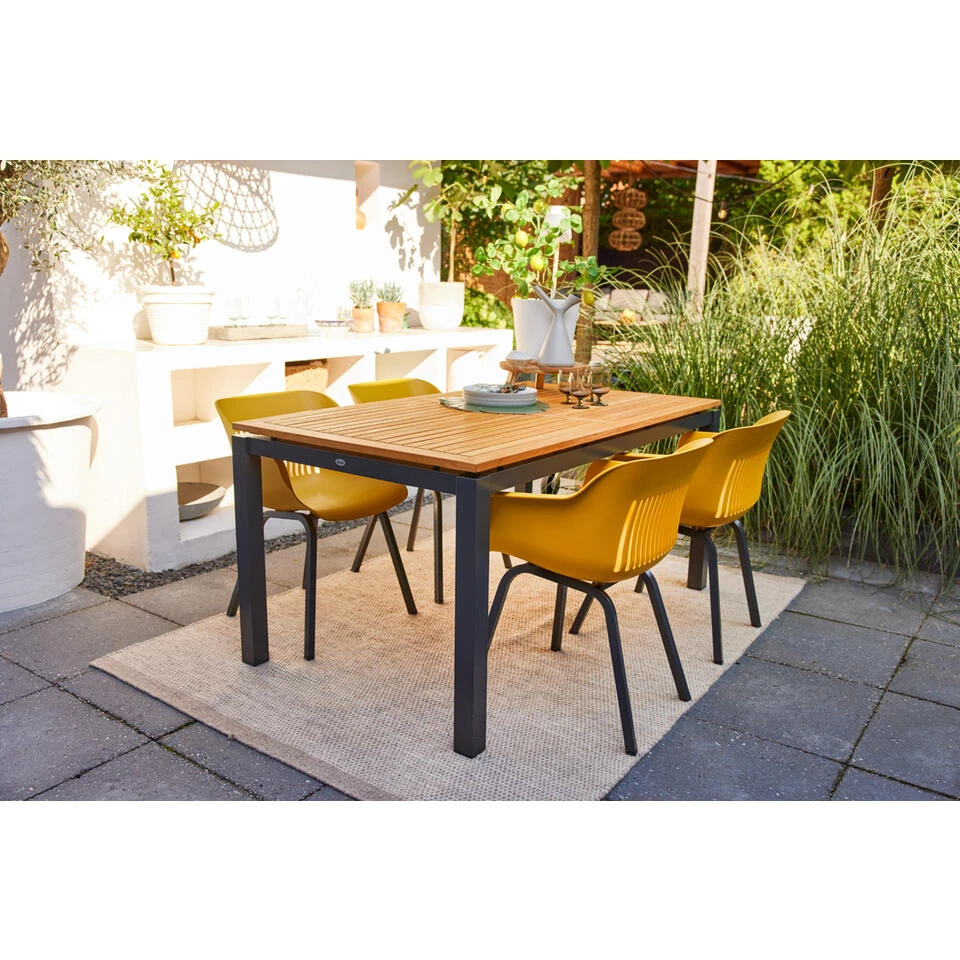 Hartman Sonata Tuintafel 160x90 Cm. - Teak 6 Hartman Sonata Tuintafel 160x90 Cm. - Teak - Afbeelding 4