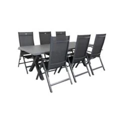 Hartman Napoli/Concrete 220 Cm. Tuinset 7-delig Verstelbaar