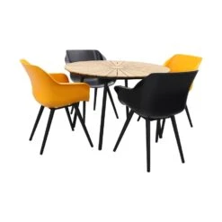 Hartman Sophie Studio Orange- Black/Dave Teak 110 Cm. Tuinset