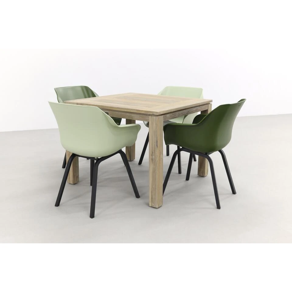 Hartman Sophie Tuinstoel Moss & French/Rome Grey 100 Cm. - 5-delig 4 Hartman Sophie Tuinstoel Moss & French/Rome Grey 100 Cm. - 5-delig - Afbeelding 2