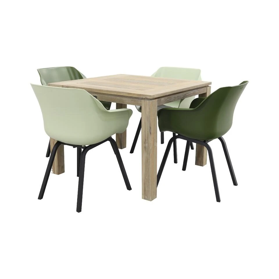 Hartman Sophie Tuinstoel Moss & French/Rome Grey 100 Cm. - 5-delig 3 Hartman Sophie Tuinstoel Moss & French/Rome Grey 100 Cm. - 5-delig