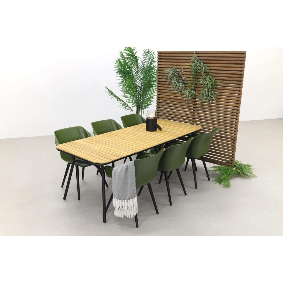 Hartman Sophie Studio Moss Green/Bella 220x95 Cm. - 7-delige Tuinset 4 Hartman Sophie Studio Moss Green/Bella 220x95 Cm. - 7-delige Tuinset - Afbeelding 2