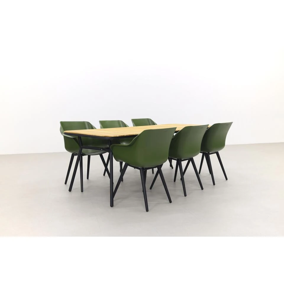 Hartman Sophie Studio Moss Green/Bella 220x95 Cm. - 7-delige Tuinset 5 Hartman Sophie Studio Moss Green/Bella 220x95 Cm. - 7-delige Tuinset - Afbeelding 3
