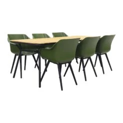Hartman 30 Hartman Sophie Studio Moss Green/Bella 220x95 Cm. - 7-delige Tuinset
