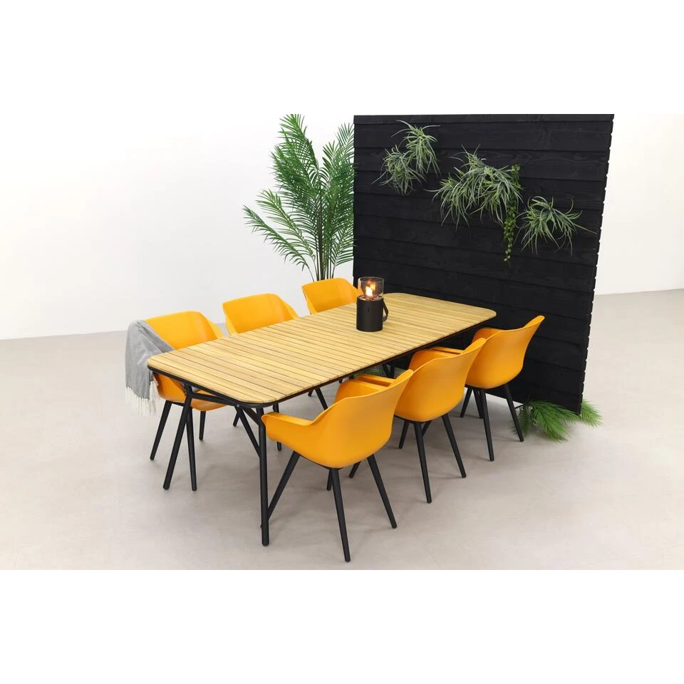 Hartman Sophie Studio Orange/Bella 220x95 Cm. - 7-delige Tuinset 4 Hartman Sophie Studio Orange/Bella 220x95 Cm. - 7-delige Tuinset - Afbeelding 2