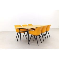 Hartman Sophie Studio Orange/Bella 220x95 Cm. - 7-delige Tuinset 8 Hartman Sophie Studio Orange/Bella 220x95 Cm. - 7-delige Tuinset -Hartman 1000058430 0102