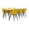 Hartman Sophie Studio Curry Yellow/Bella 220x95 Cm. - 7-delige Tuinset -Hartman 1000058433
