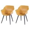 Hartman Sophie Studio Dining Armstoel - Curry Yellow - Set Van 2 2 Hartman Sophie Studio Dining Armstoel - Curry Yellow - Set Van 2 -Hartman 1000072088