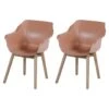Set Van 2- Hartman Sophie Studio Diningstoel-Italian Terra- Teak Poot 1 Set Van 2- Hartman Sophie Studio Diningstoel-Italian Terra- Teak Poot -Hartman 1000073141