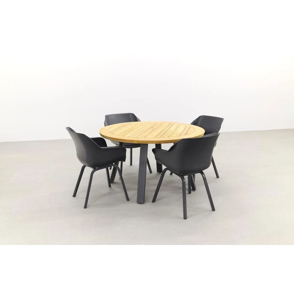 Hartman Sophie Element Xerix/Ambassador 130 Cm. Rond Tuinset - 5 Delig 5 Hartman Sophie Element Xerix/Ambassador 130 Cm. Rond Tuinset - 5 Delig - Afbeelding 3