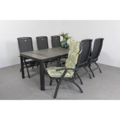 Hartman Da Vinci Alu/Queens 220 Cm. Tuinset - 7-delig Verstelbaar -Hartman 1000074438 0103
