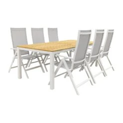 Hartman Napoli Wit/Sonata 220 Cm. Tuinset - 7-delig -Hartman 1000074456 0102