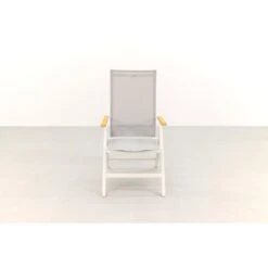 Hartman Napoli Verstelbare Tuinstoel - Teak Armleuning - Wit 8 Hartman Napoli Verstelbare Tuinstoel - Teak Armleuning - Wit -Hartman 1000074462 0102