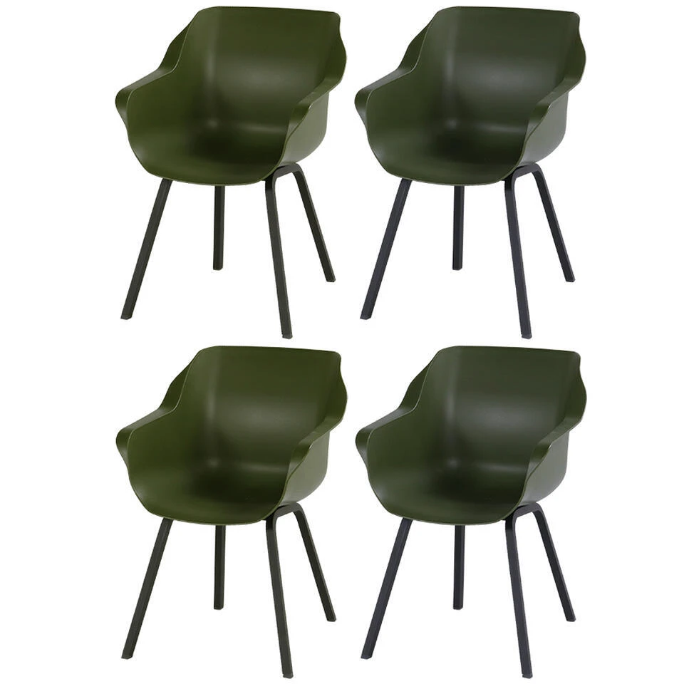 Hartman Sophie Element Dining Armstoel- Moss Groen - 4 St. 3 Hartman Sophie Element Dining Armstoel- Moss Groen - 4 St.