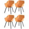 Hartman Sophie Element Dining Armstoel- Indian Orange - 4 St. 2 Hartman Sophie Element Dining Armstoel- Indian Orange - 4 St. -Hartman 1000074503