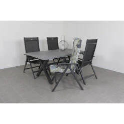 Hartman Napoli/Concrete 160 Cm. Tuinset 5-delig Verstelbaar -Hartman 1000085663 0103