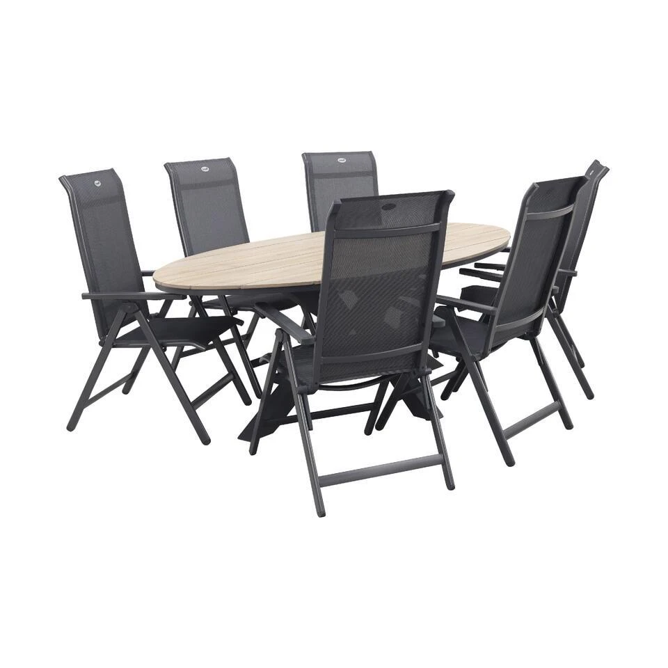 Taste Belmond / GI Edison 220x115 Cm. - Ovale Tuinset 3 Taste Belmond / GI Edison 220x115 Cm. - Ovale Tuinset