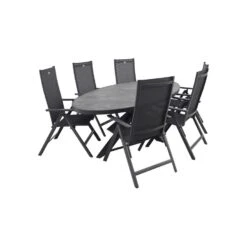 Hartman Napoli/Silva 240x115 Cm. Ovale Tuinset - Verstelbaar
