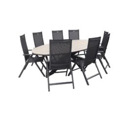 Hartman Napoli Xerix Verstelbaar/Edison 280x140 Tuinset Ovaal