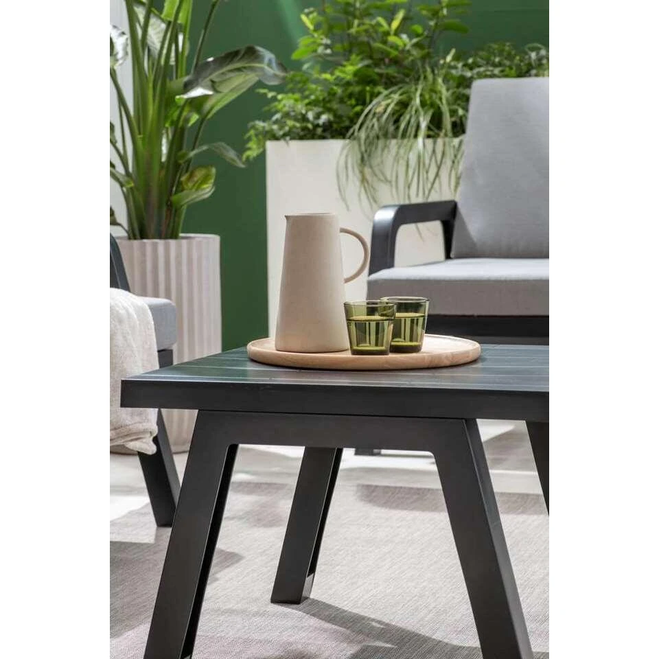 Hartman Loungetafel Eden - Antraciet - 43x60x60 Cm 5 Hartman Loungetafel Eden - Antraciet - 43x60x60 Cm - Afbeelding 4